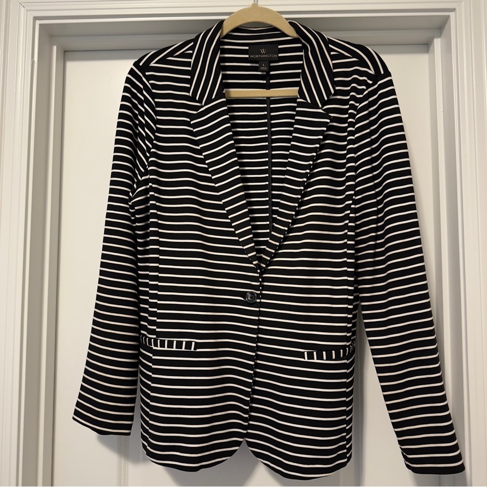 Worthington Stripe Blazer